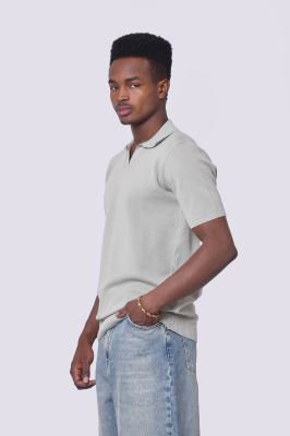 پولوشرت بافت آستین کوتاه