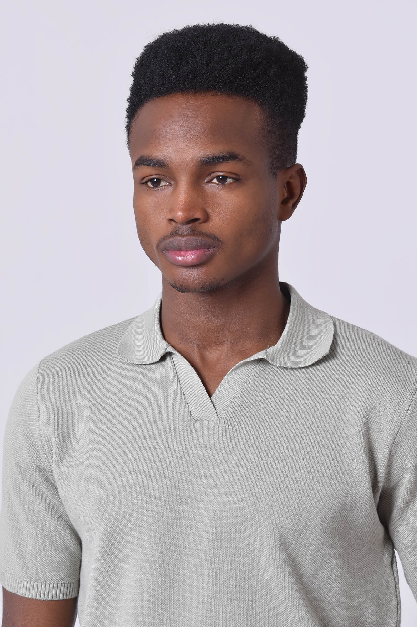 پولوشرت بافت آستین کوتاه