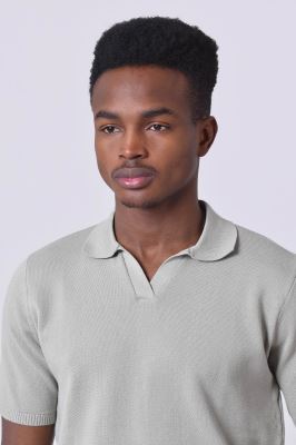 پولوشرت بافت آستین کوتاه