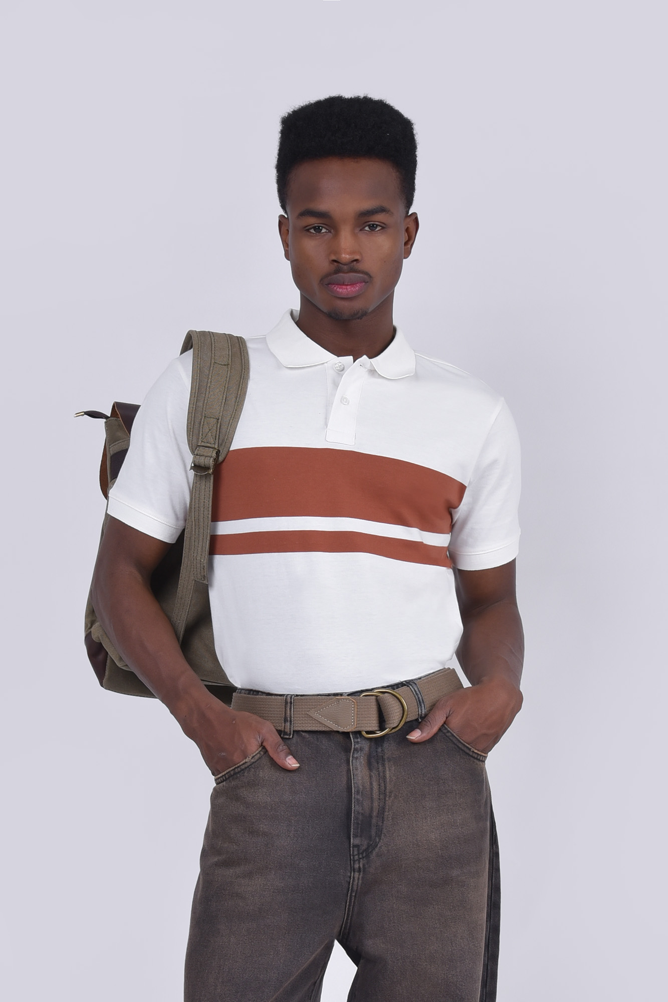 پولوشرت آستین کوتاه رینگر