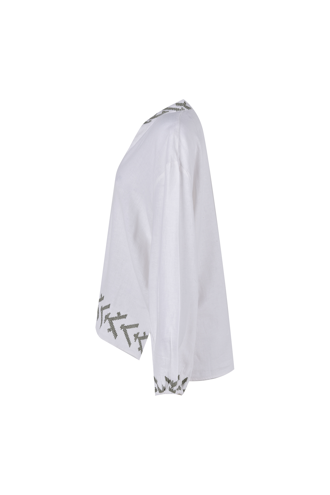 بلوز آستین بلند گلدوزی