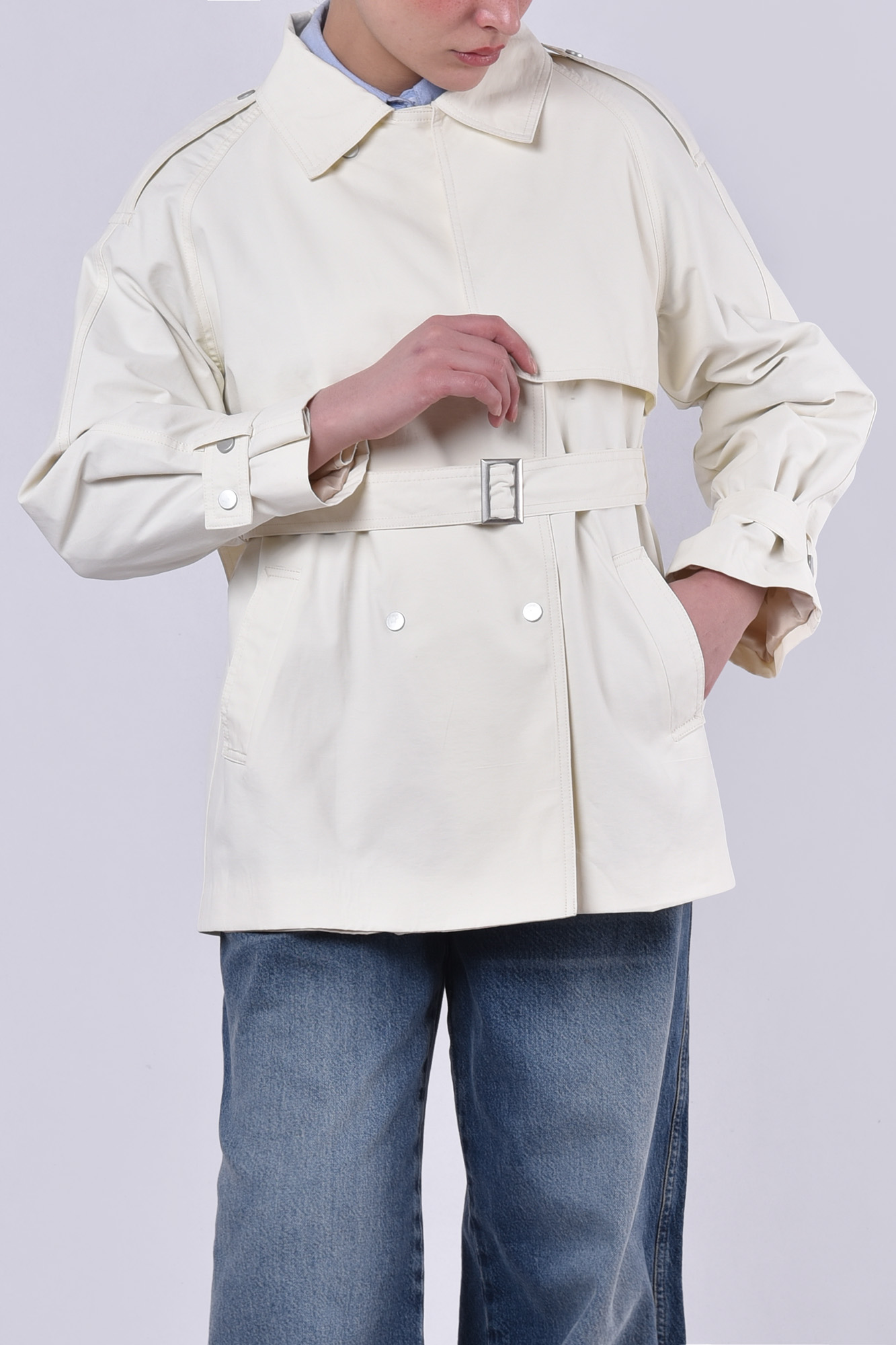 ترنچ کت کتان