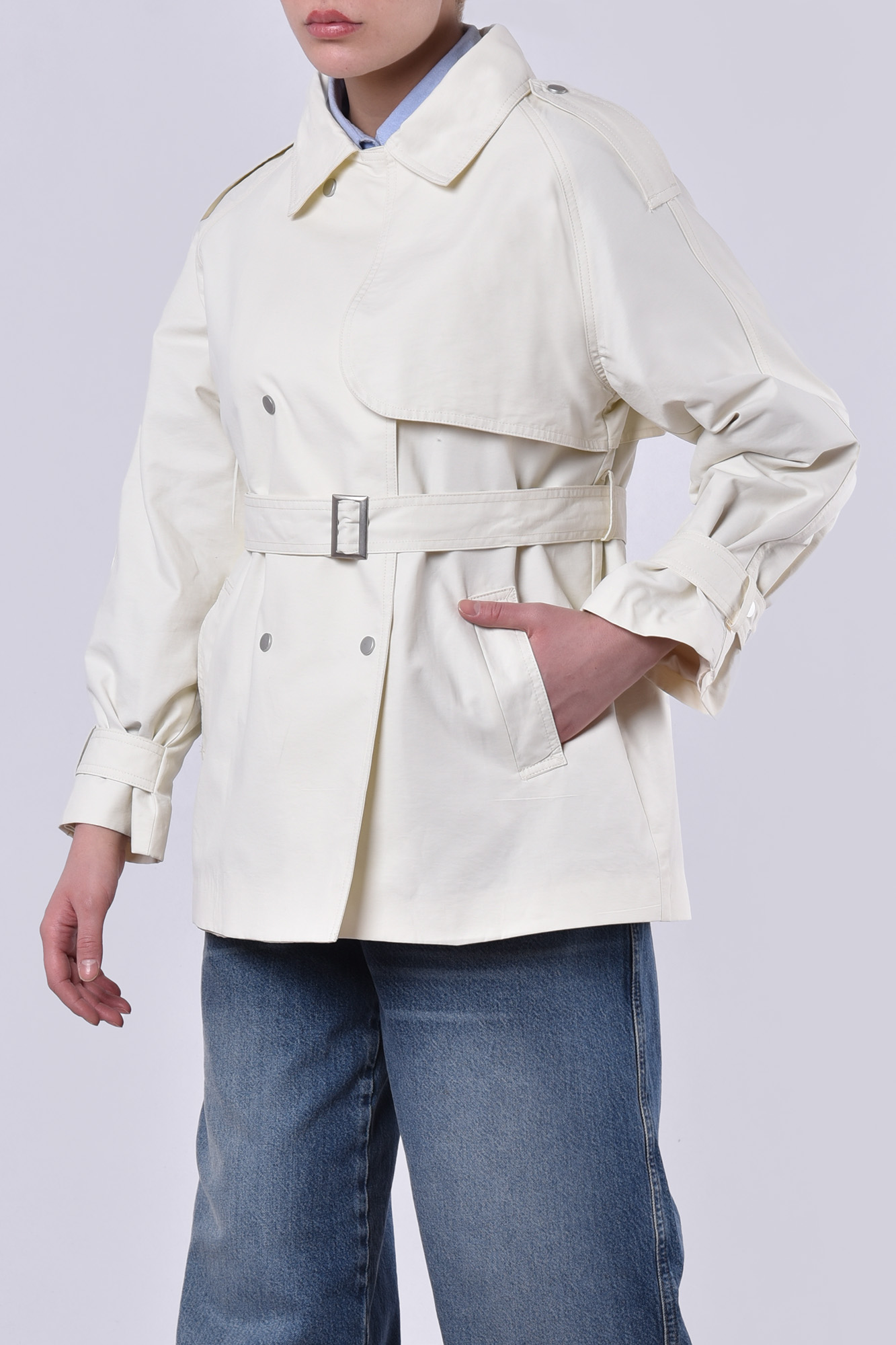 ترنچ کت کتان