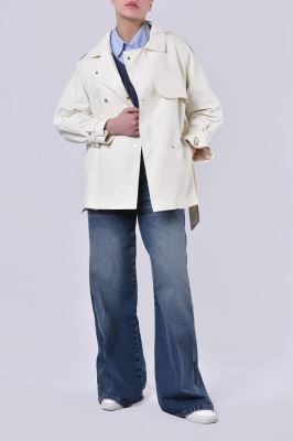 ترنچ کت کتان