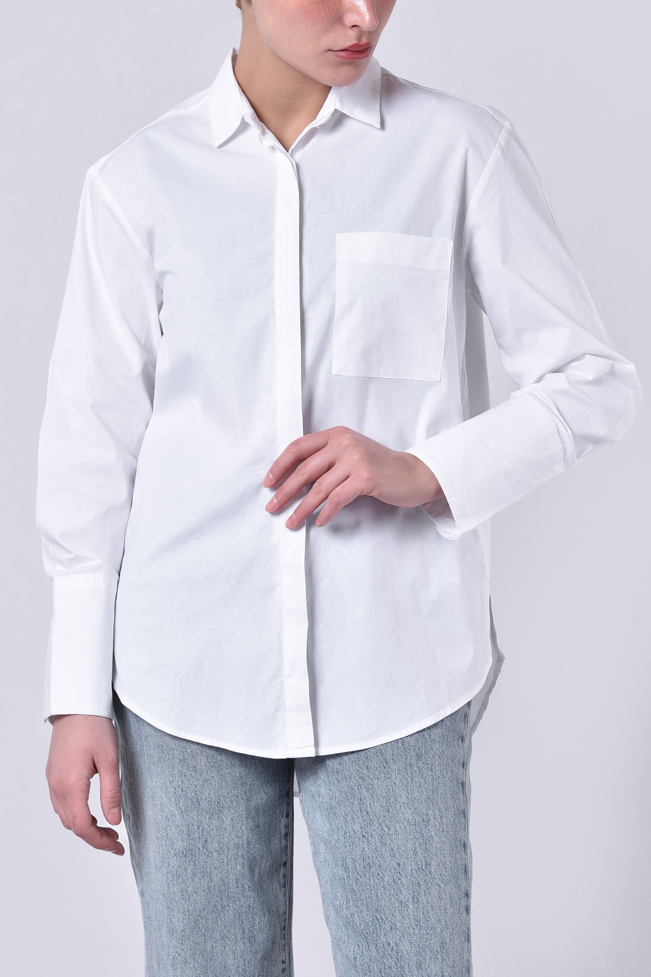 شومیز آستین بلند ساده