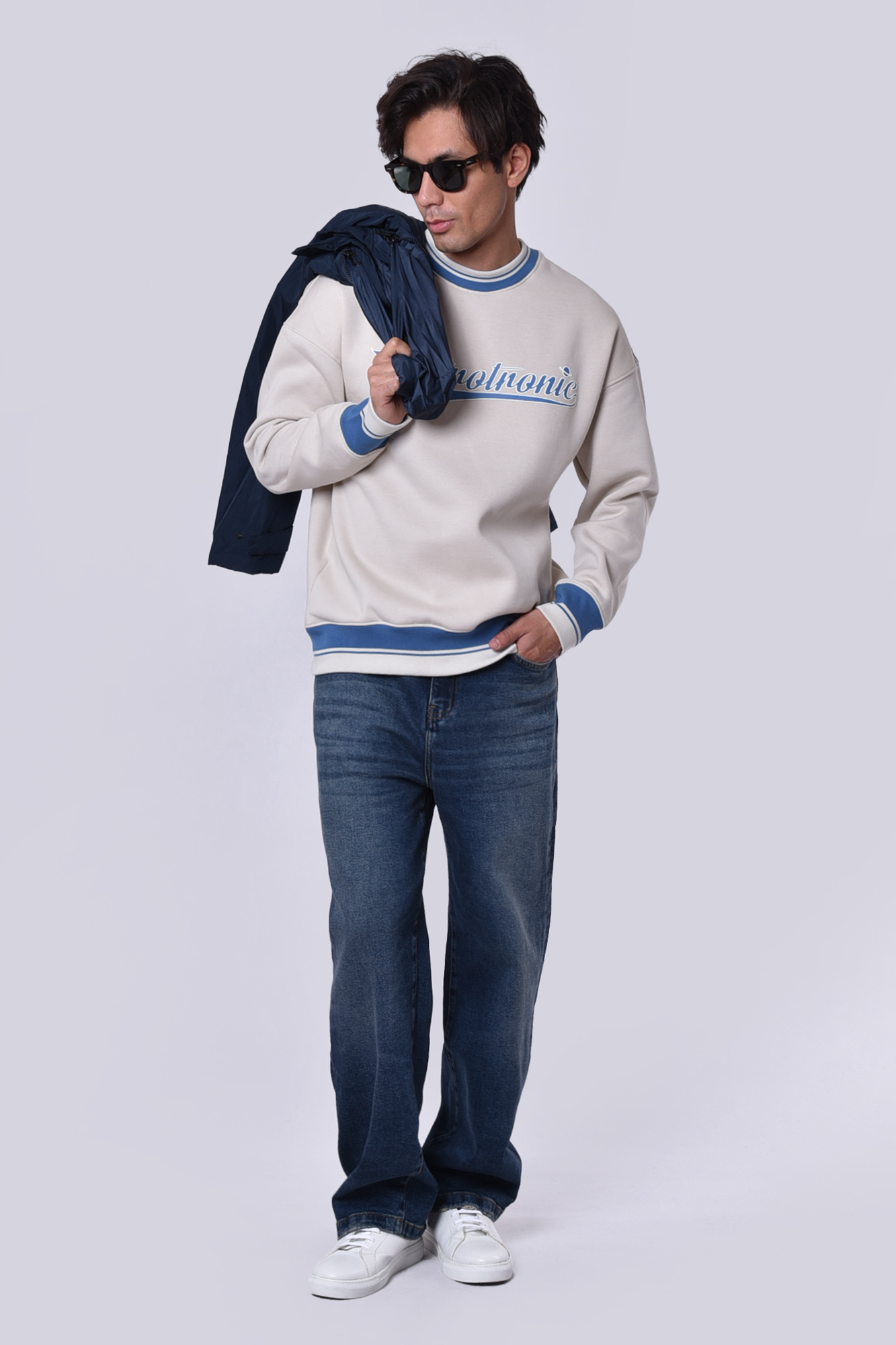 سوئیشرت یقه گرد چاپی