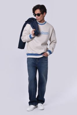 سوئیشرت یقه گرد چاپی