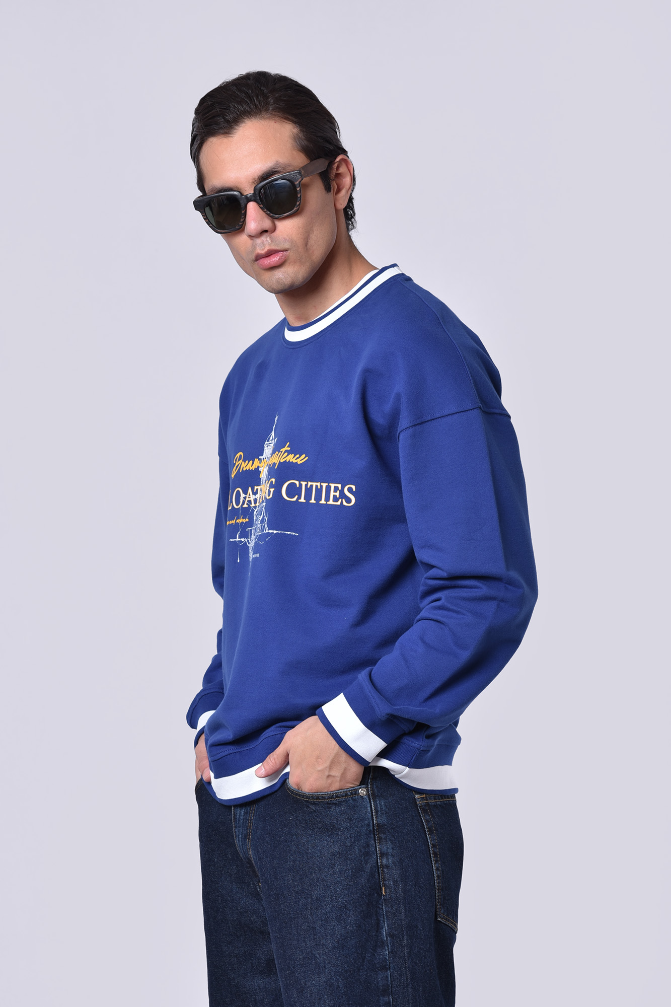 سوئیشرت یقه گرد چاپی