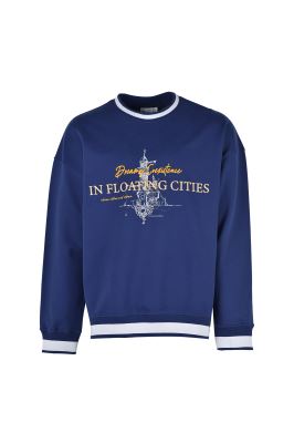 سوئیشرت یقه گرد چاپی