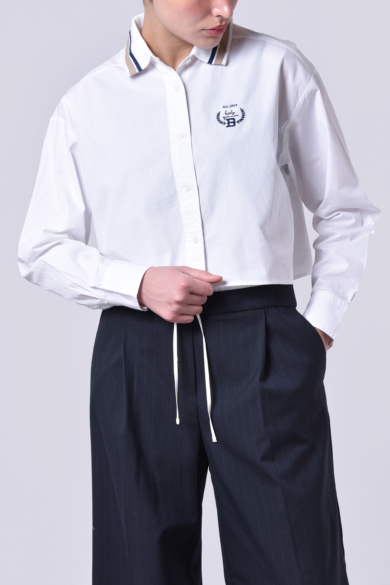 شومیز آستین بلند پوپلین