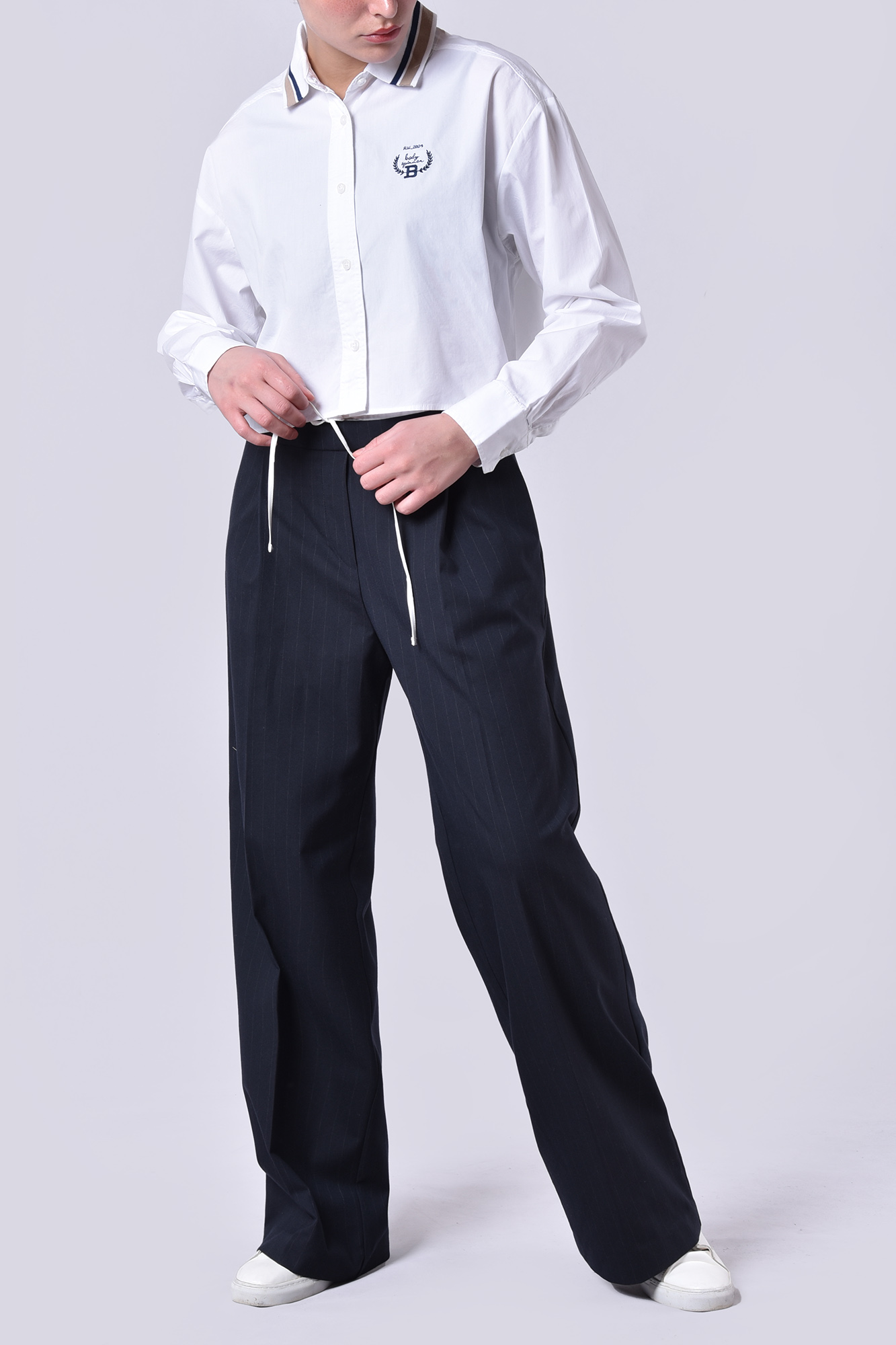 شومیز آستین بلند پوپلین