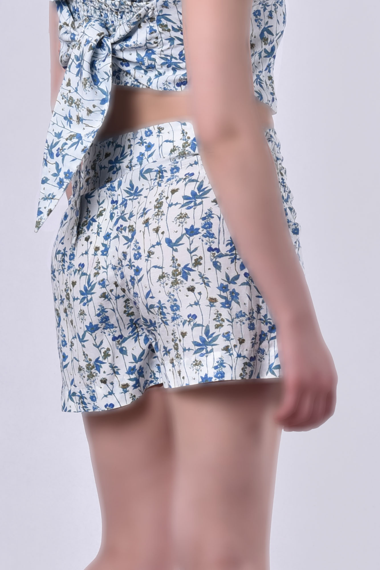 شلوارک پارچه ای لینن