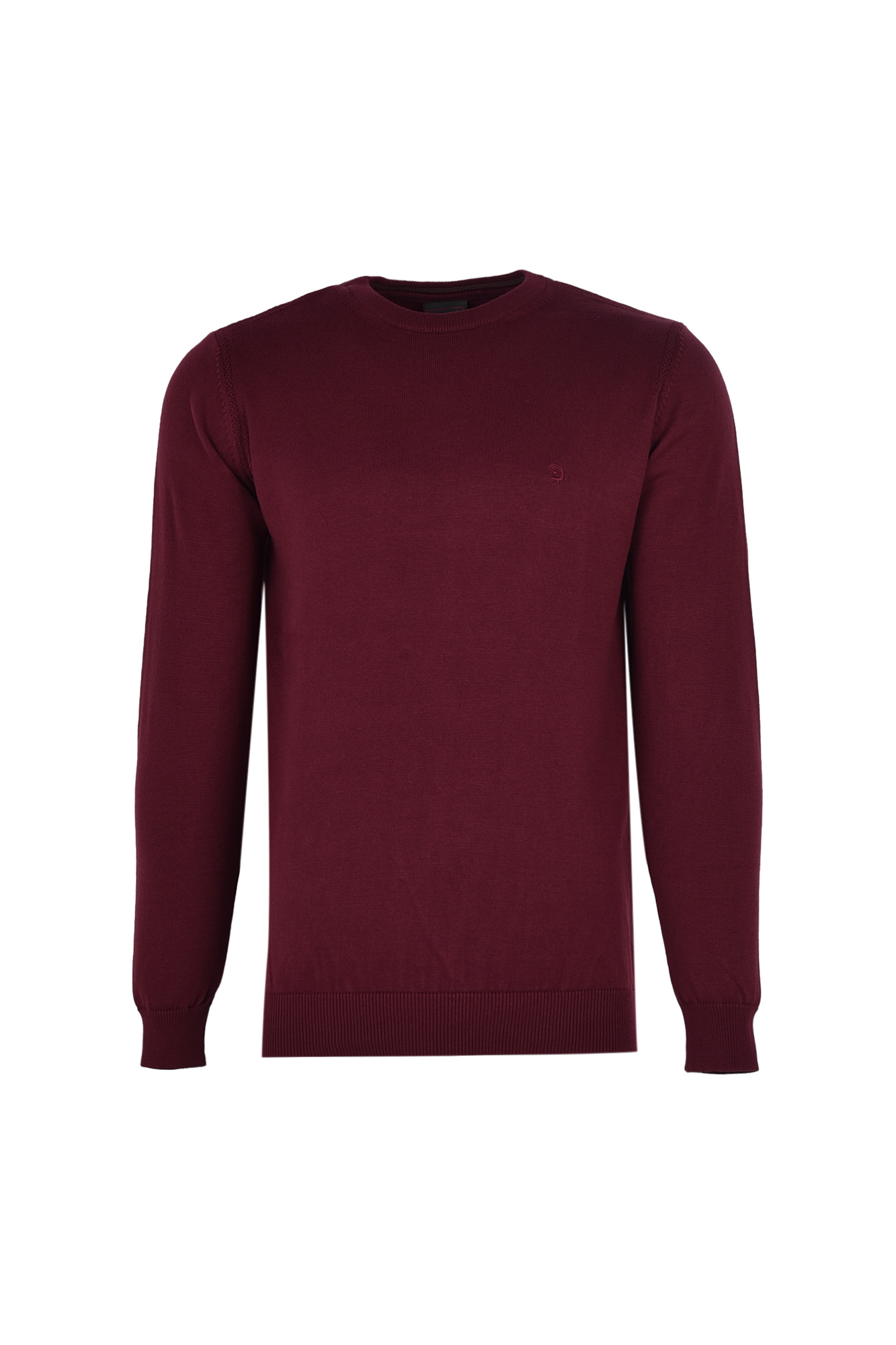 بافت یقه گرد ساده