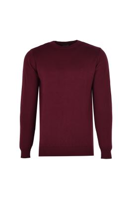 بافت یقه گرد ساده