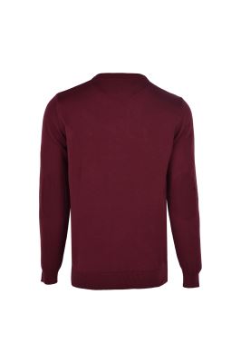 بافت یقه گرد ساده