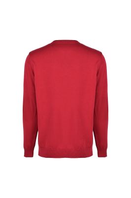 بافت یقه گرد ساده