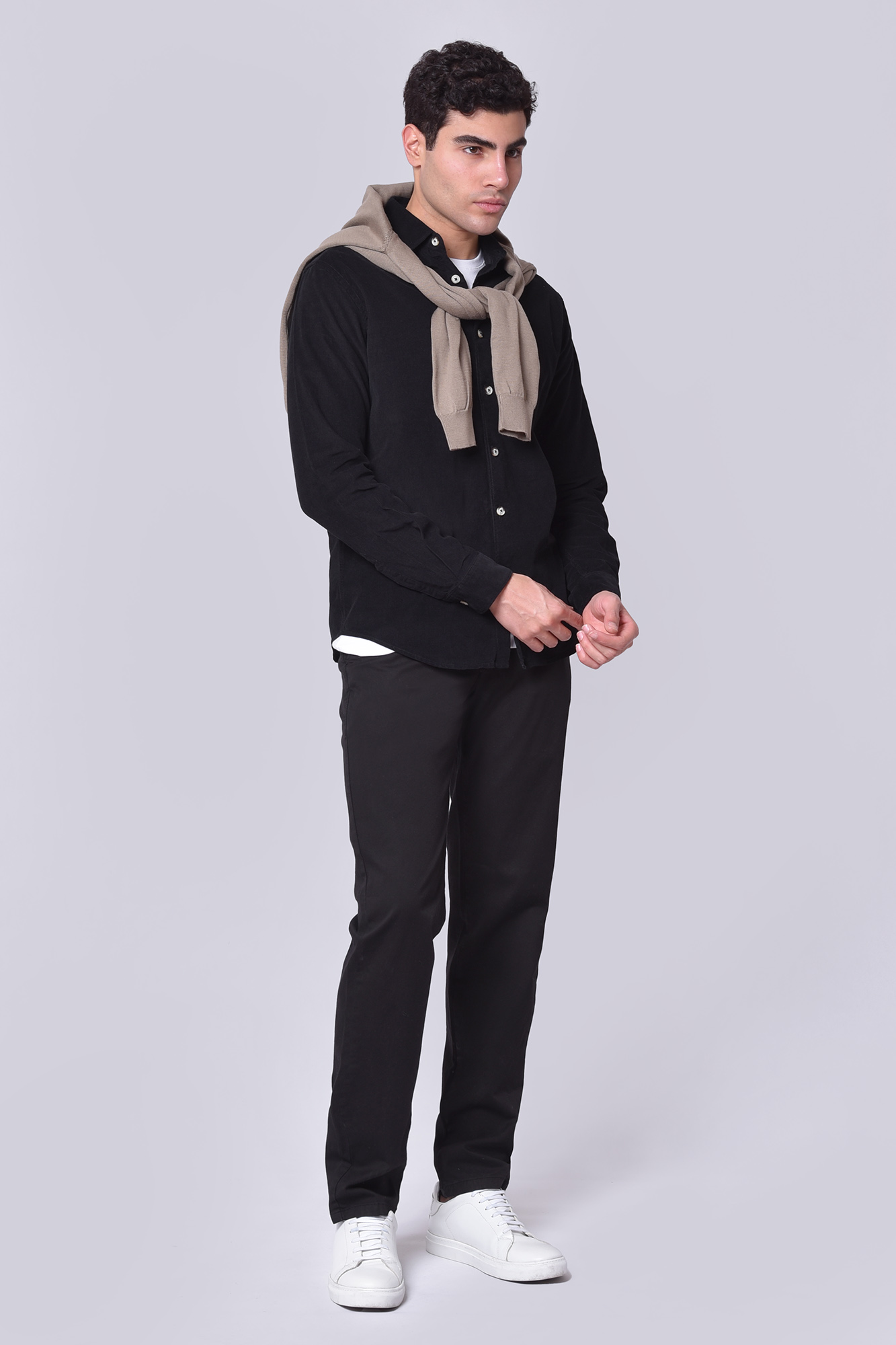 پیراهن آستین بلند مخمل