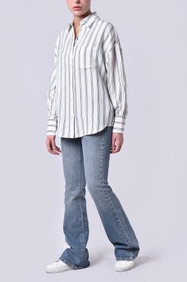 شومیز آستین بلند لینن