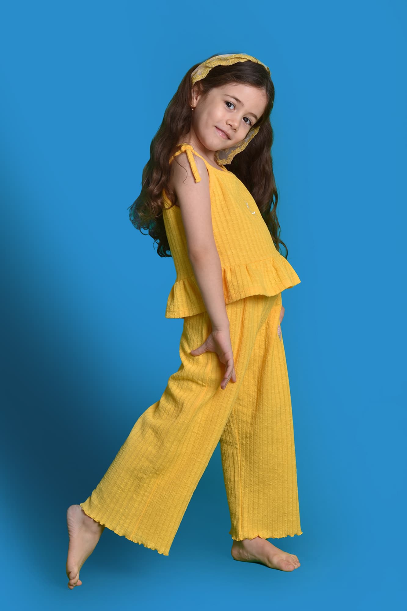 شلوار پارچه ای گلدوزی