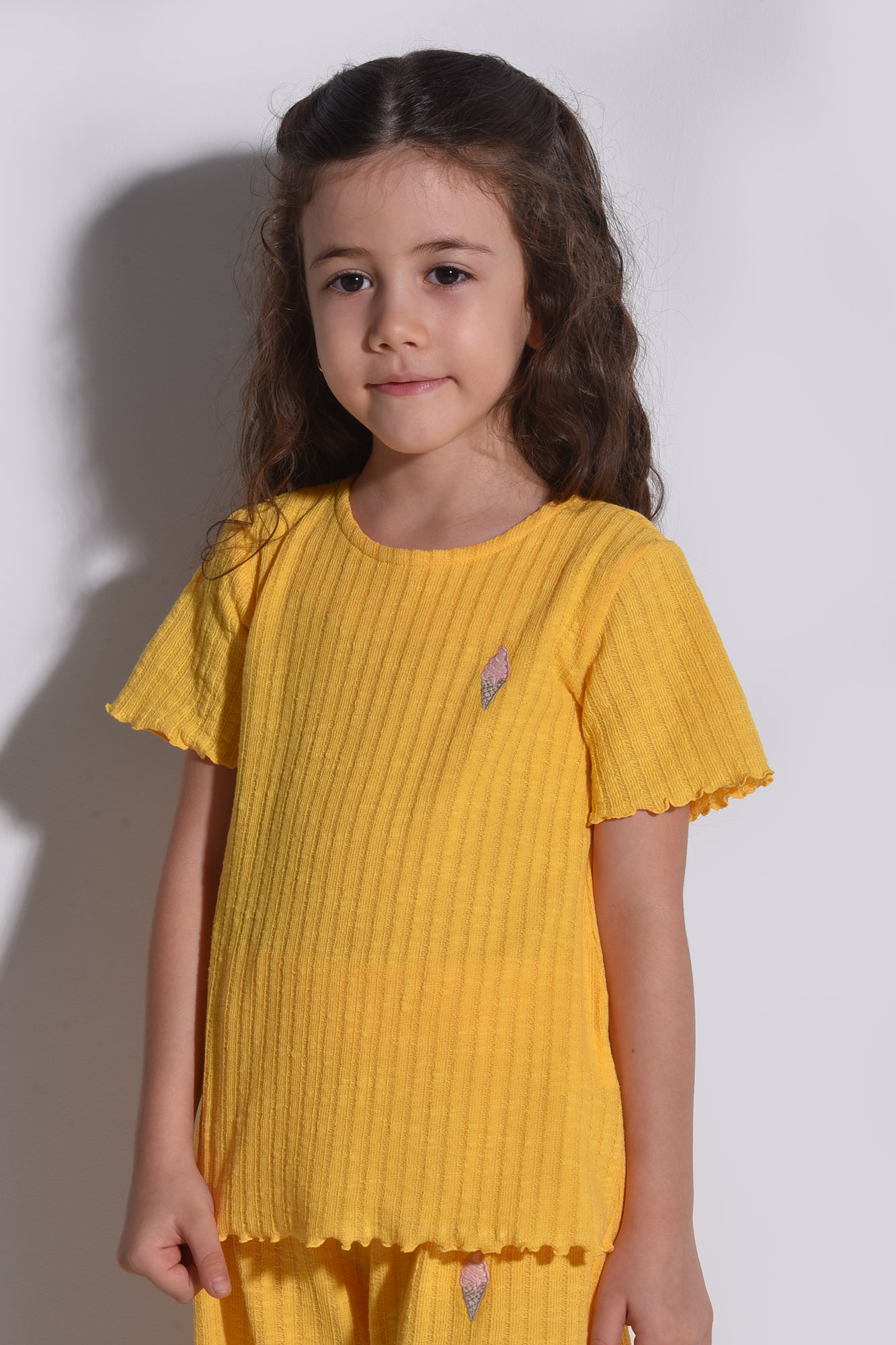 بلوز آستین کوتاه گلدوزی