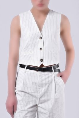 وست کوتاه لینن