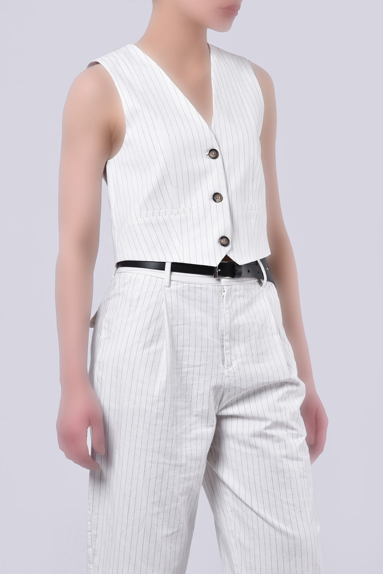 وست کوتاه لینن