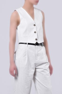 وست کوتاه لینن