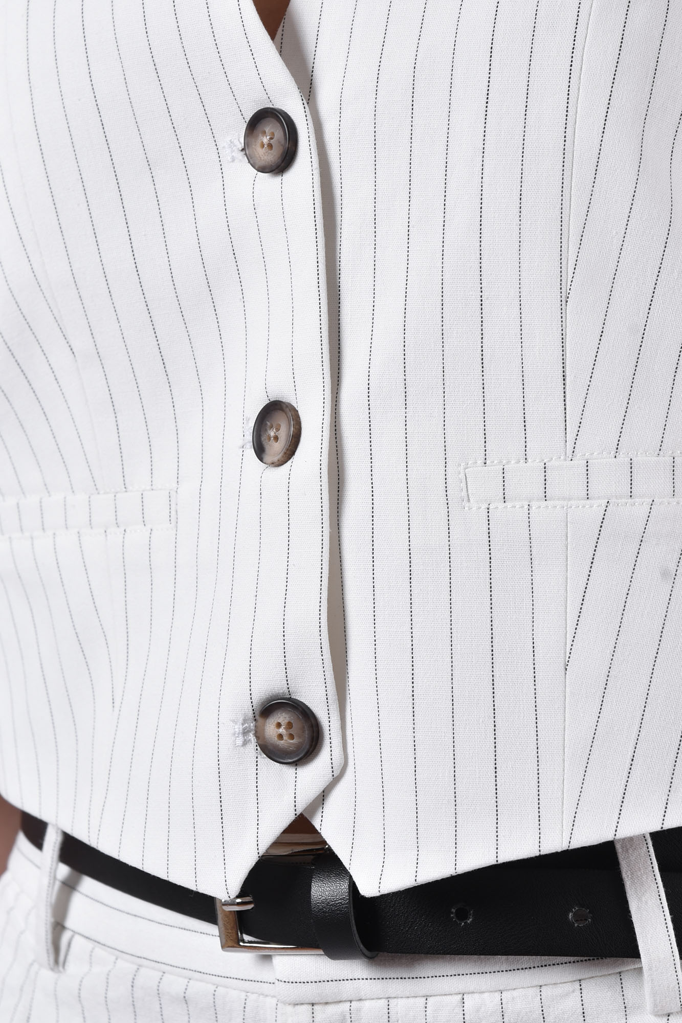 وست کوتاه لینن