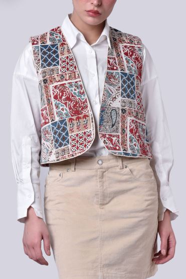 وست کوتاه طرحدار