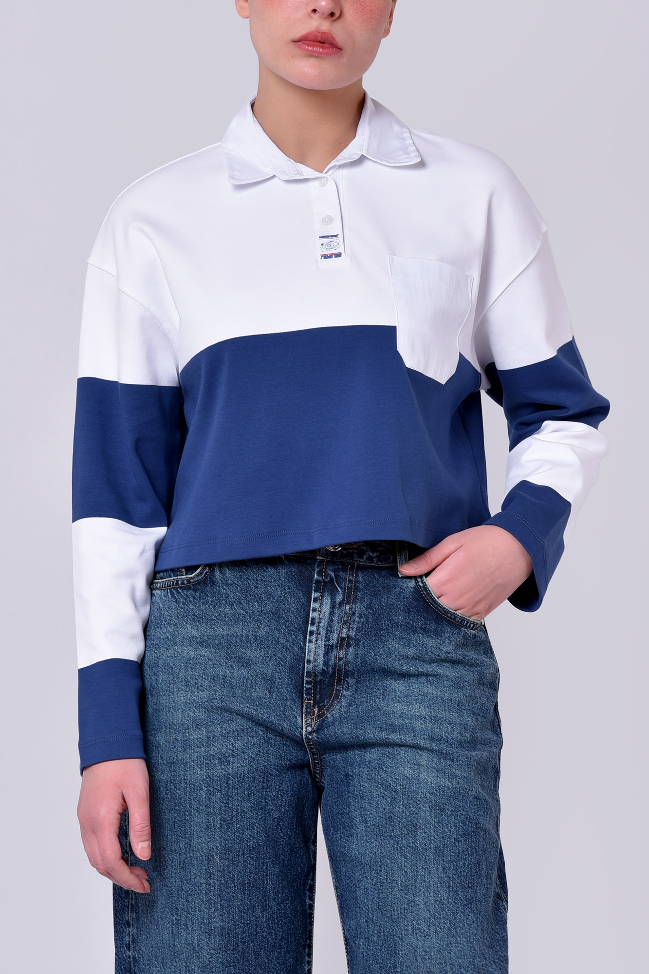 پولوشرت آستین بلند راه راه