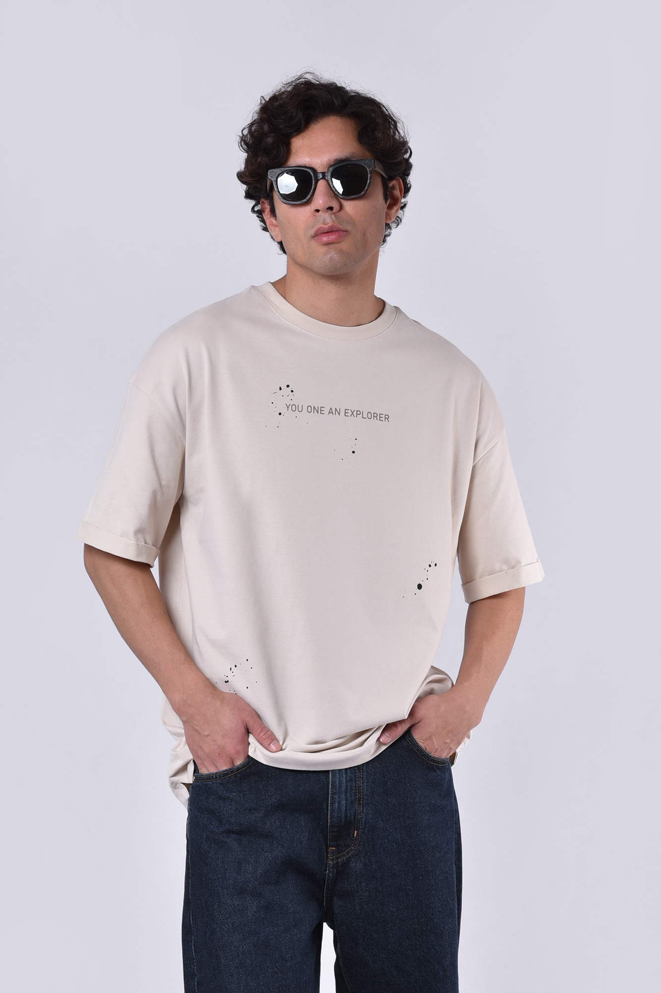 تیشرت آستین کوتاه چاپی