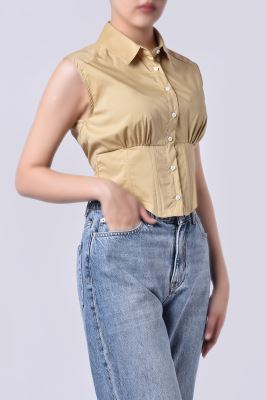 تاپ پیراهنی ساده