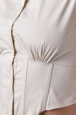 تاپ پیراهنی ساده