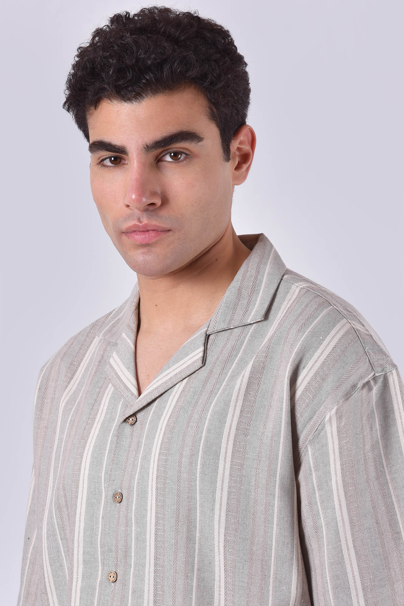 پیراهن آستین کوتاه راه راه