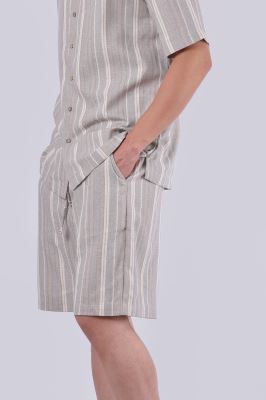 شلوارک پارچه ای راه راه