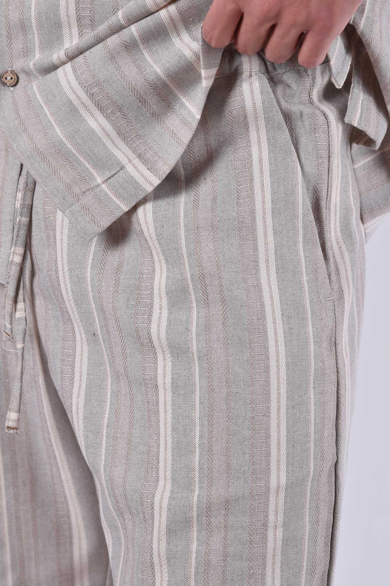 شلوارک پارچه ای راه راه