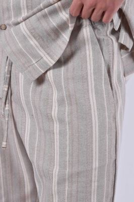 شلوارک پارچه ای راه راه