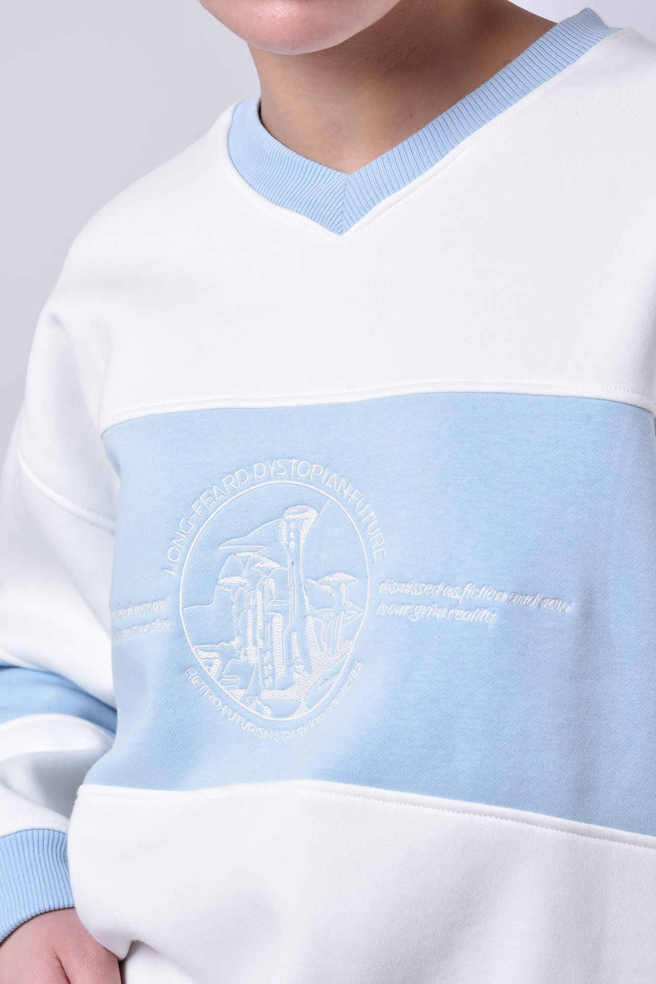 سوئیشرت گلدوزی