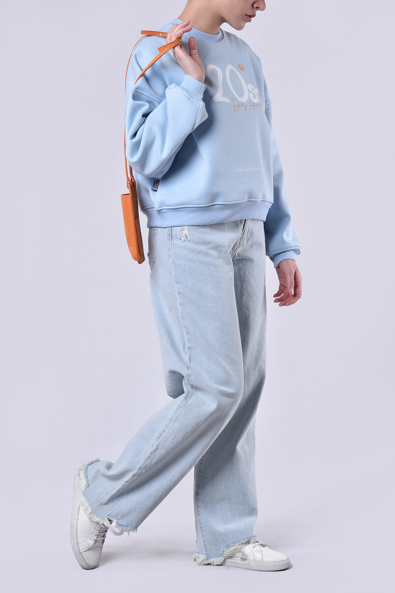 سوئیشرت یقه گرد چاپی