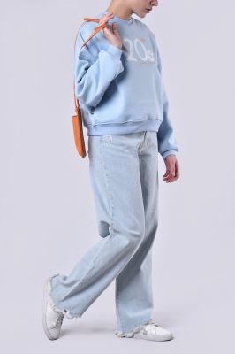 سوئیشرت یقه گرد چاپی