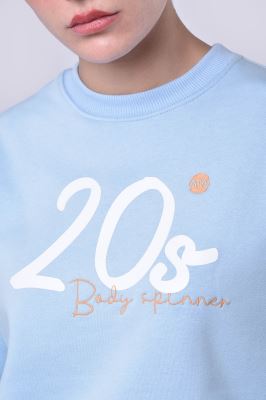 سوئیشرت یقه گرد چاپی