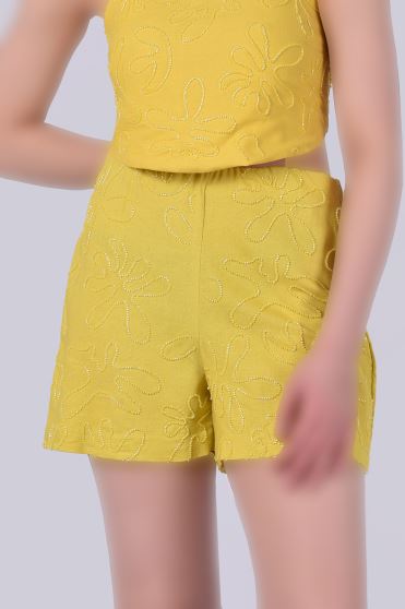 شلوارک پارچه ای طرحدار