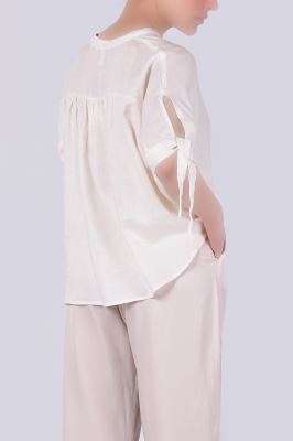 بلوز آستین کوتاه ساده