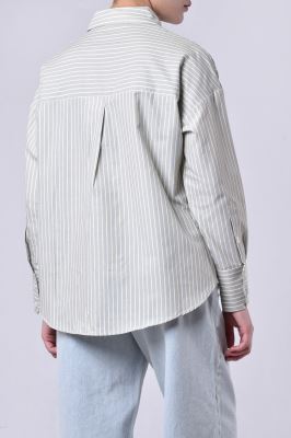 شومیز آستین بلند راه راه