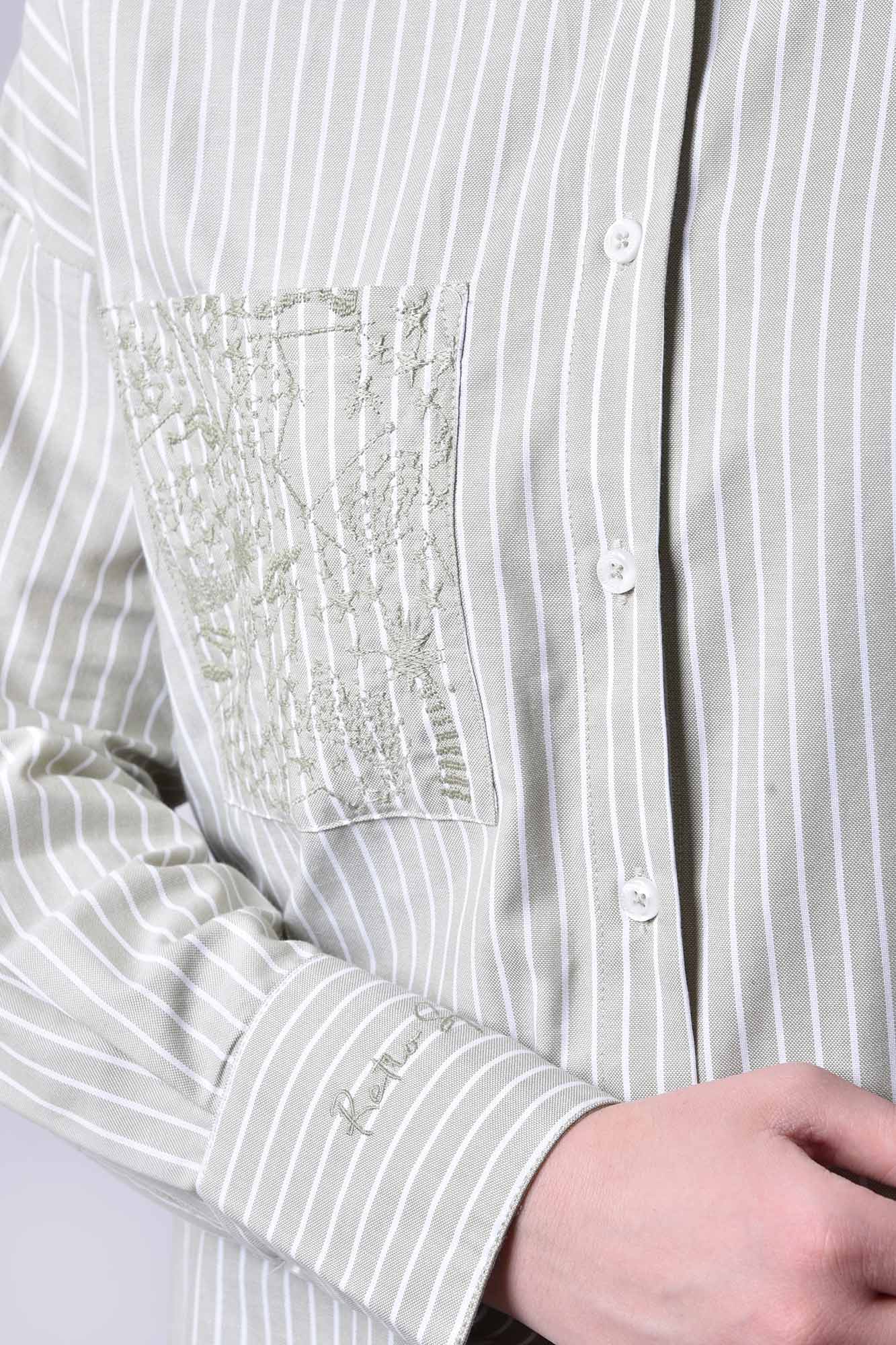 شومیز آستین بلند راه راه