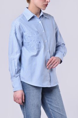 شومیز آستین بلند راه راه