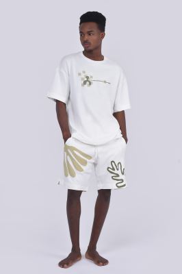 شلوارک تریکو چاپی