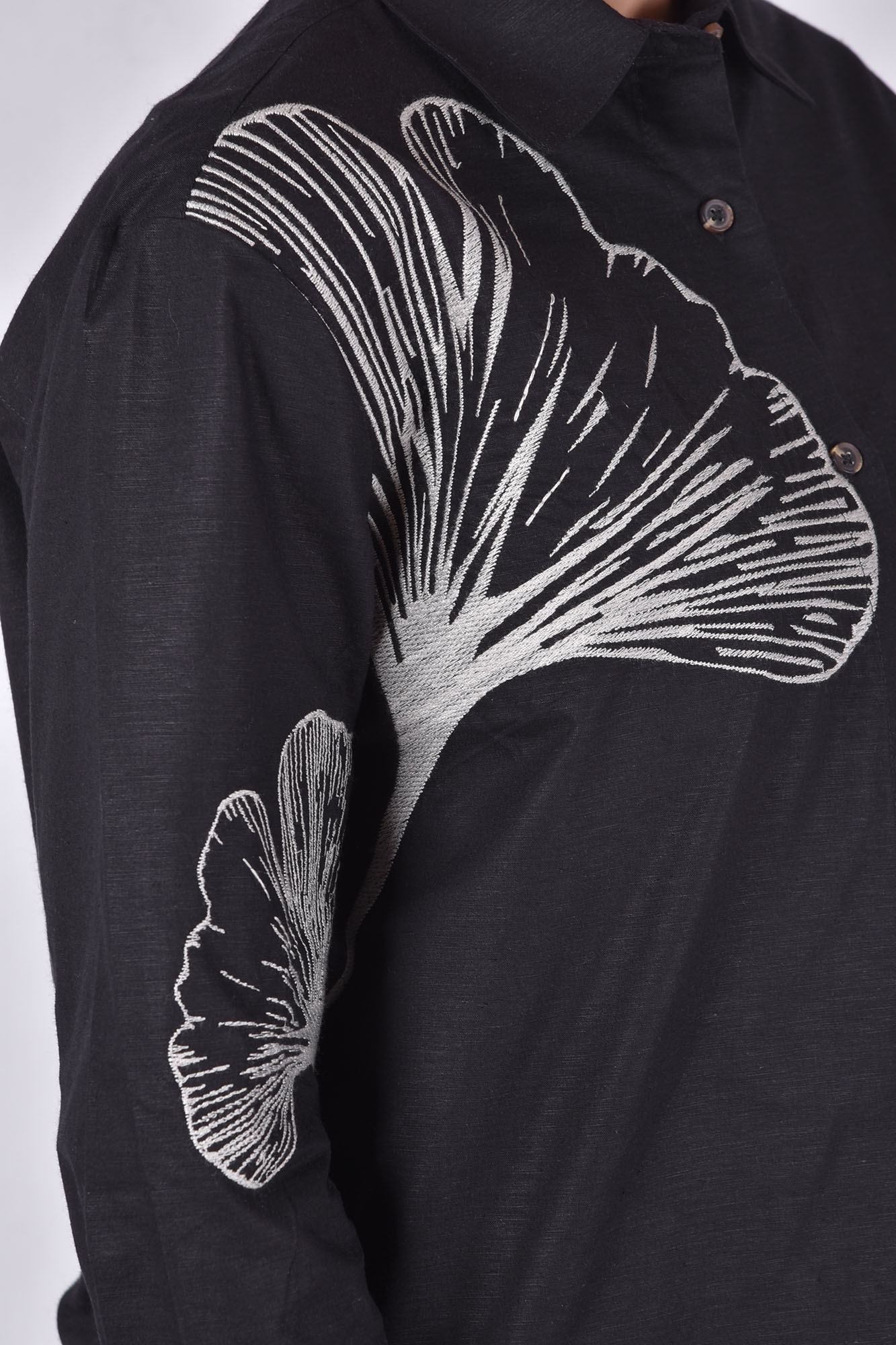 شومیز آستین بلند گلدوزی