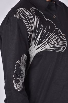 شومیز آستین بلند گلدوزی