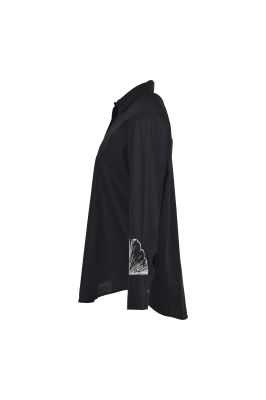 شومیز آستین بلند گلدوزی